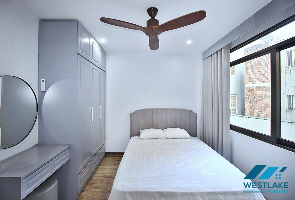 Green view, spacious 01 bedroom apartment for rent in Tay Ho, Hanoi