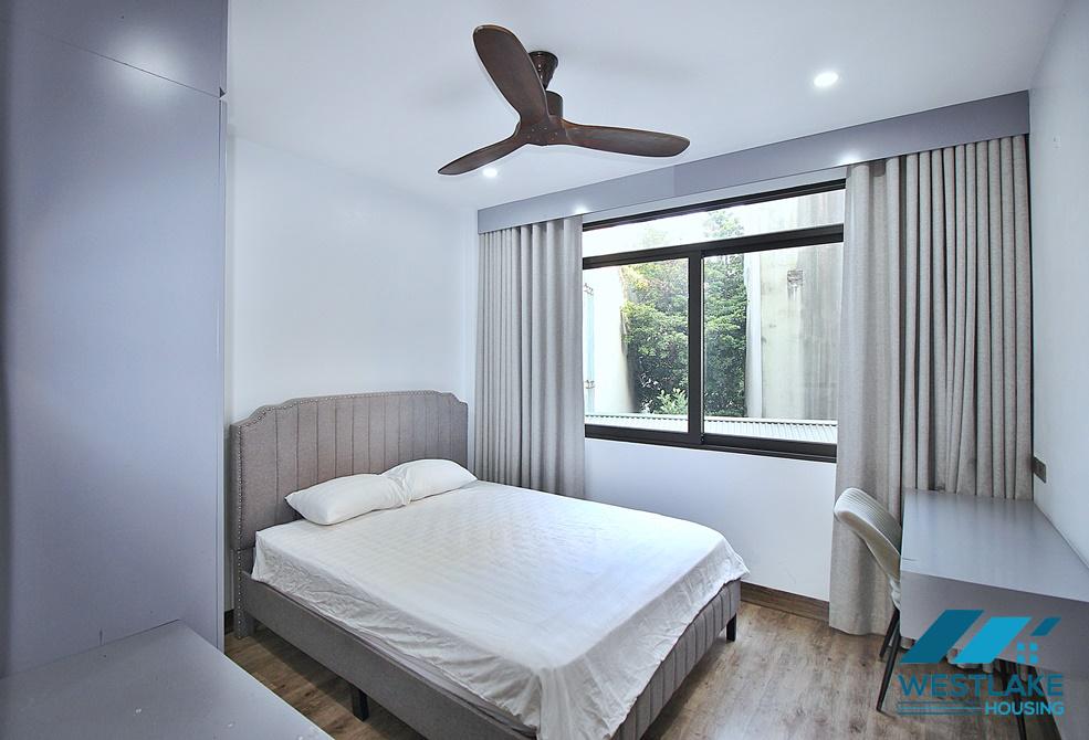 Green view, spacious 01 bedroom apartment for rent in Tay Ho, Hanoi