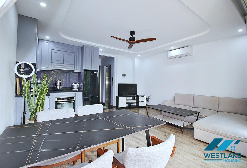 Green view, spacious 01 bedroom apartment for rent in Tay Ho, Hanoi