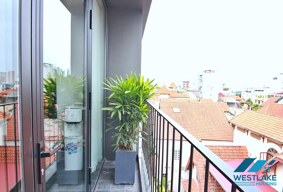 High floor 01 bedroom apartment with modern style in Tay Ho,Hanoi for rent