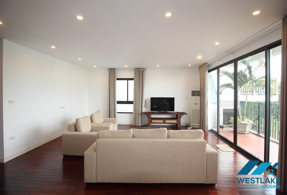 Spacious fully serviced apartment for lease in Tay Ho, 03 bedrooms