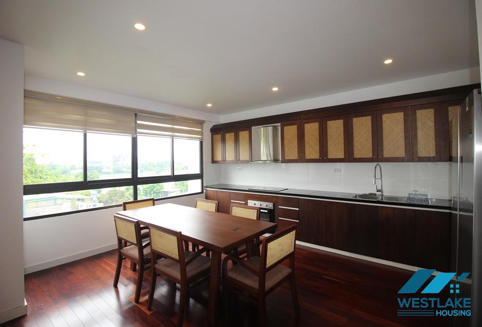 Spacious fully serviced apartment for lease in Tay Ho, 03 bedrooms