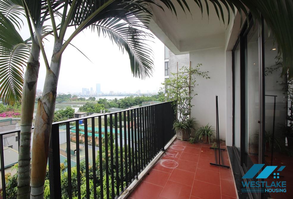 Spacious fully serviced apartment for lease in Tay Ho, 03 bedrooms