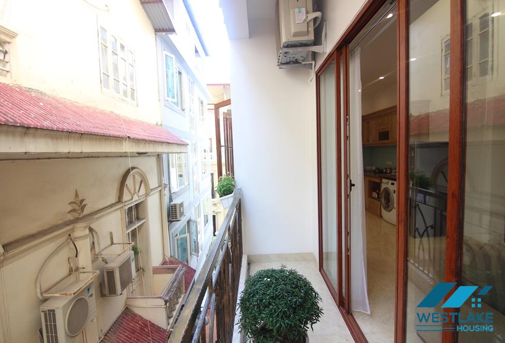  Amazing one bedroom apartment with beautiful balcony for rent in To Ngoc Van street