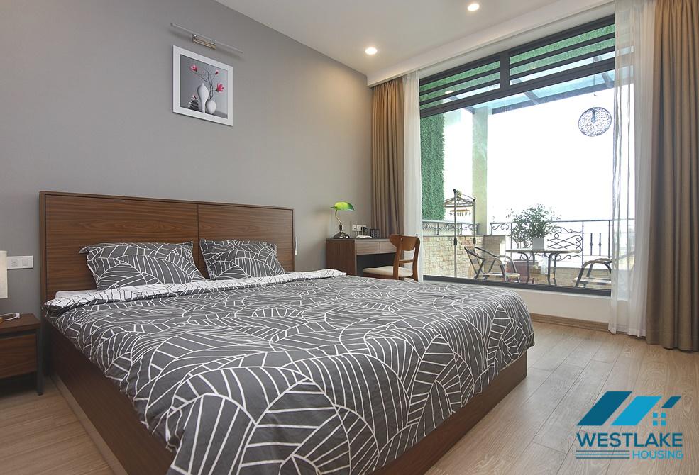 Bright one bedroom for rent in  Hai Ba Trung st , Hoan Kiem.