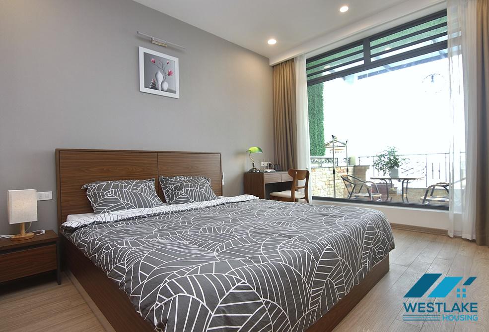 Bright one bedroom for rent in  Hai Ba Trung st , Hoan Kiem.