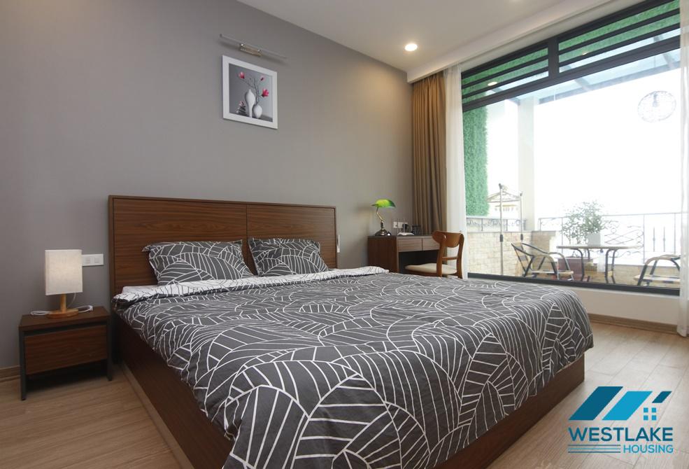 Bright one bedroom for rent in  Hai Ba Trung st , Hoan Kiem.