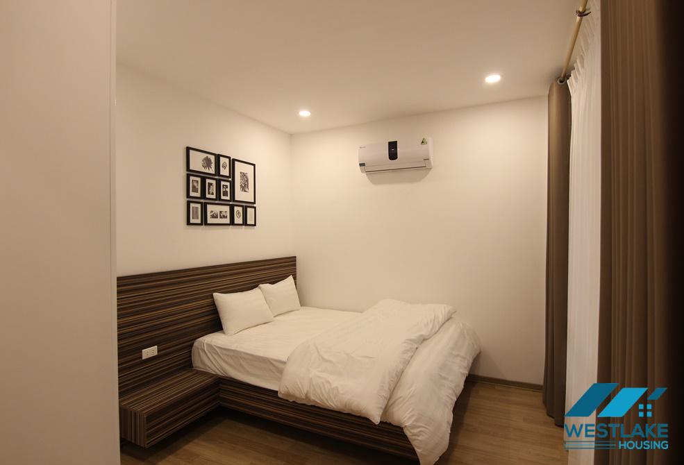 Bright 02-bedroom apartment with large balcony on Dang Thai Mai Street, Tay Ho, Hanoi for rent