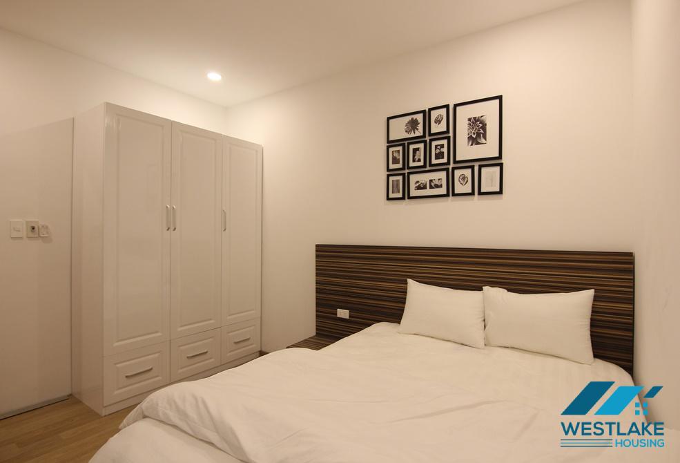 Bright 02-bedroom apartment with large balcony on Dang Thai Mai Street, Tay Ho, Hanoi for rent