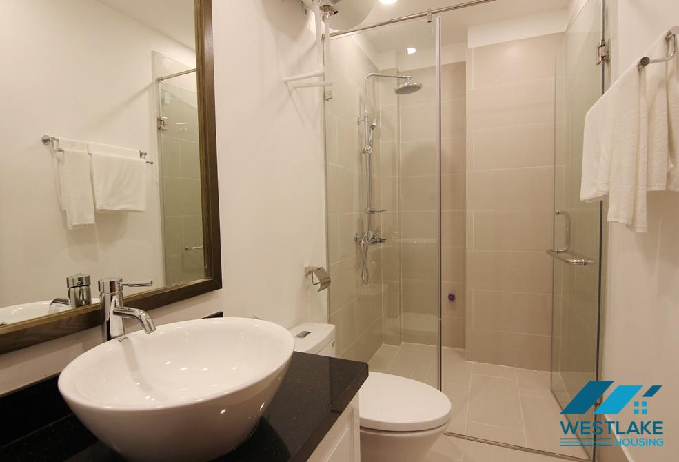 Bright 02-bedroom apartment with large balcony on Dang Thai Mai Street, Tay Ho, Hanoi for rent