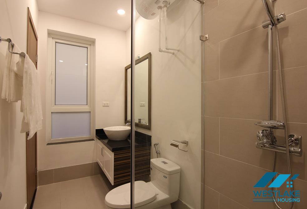 Bright 02-bedroom apartment with large balcony on Dang Thai Mai Street, Tay Ho, Hanoi for rent