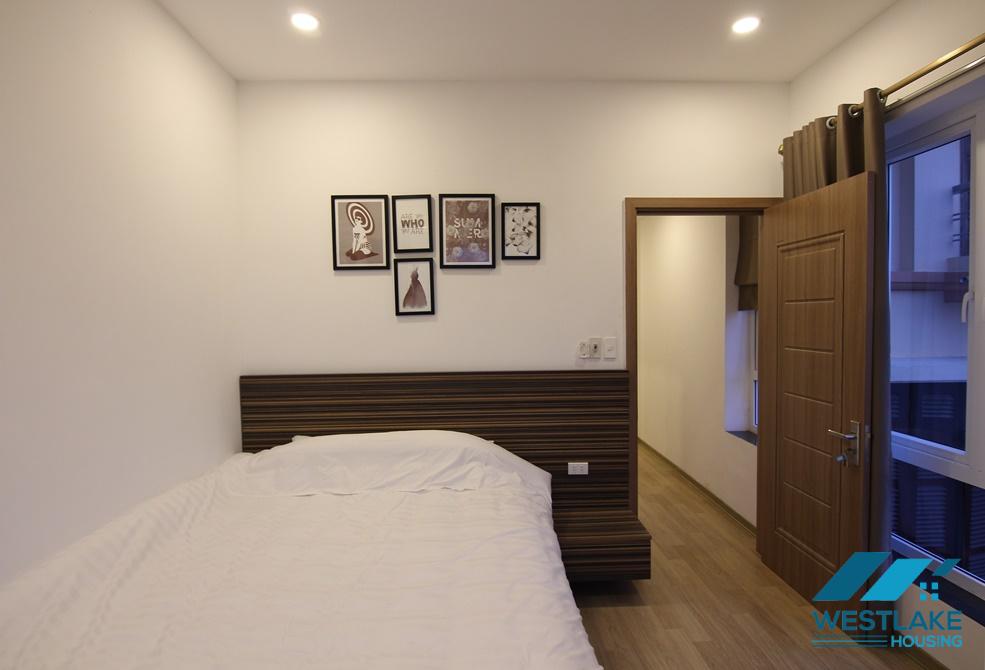 Bright 02-bedroom apartment with large balcony on Dang Thai Mai Street, Tay Ho, Hanoi for rent