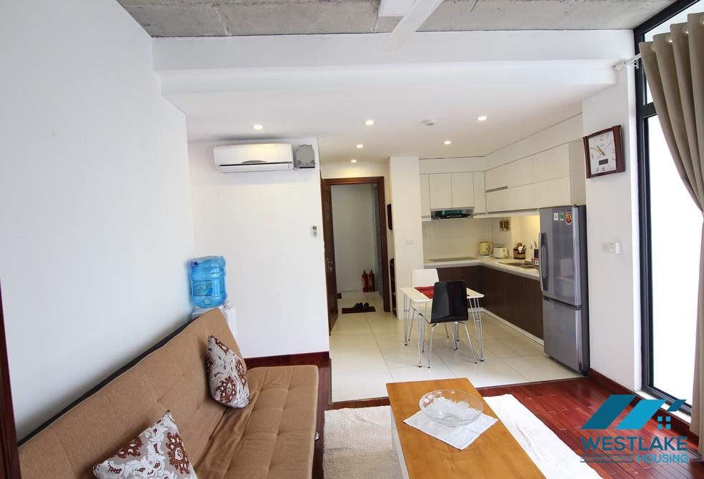 A nice 1 bedroom+1 working room on Tay Ho street for rent