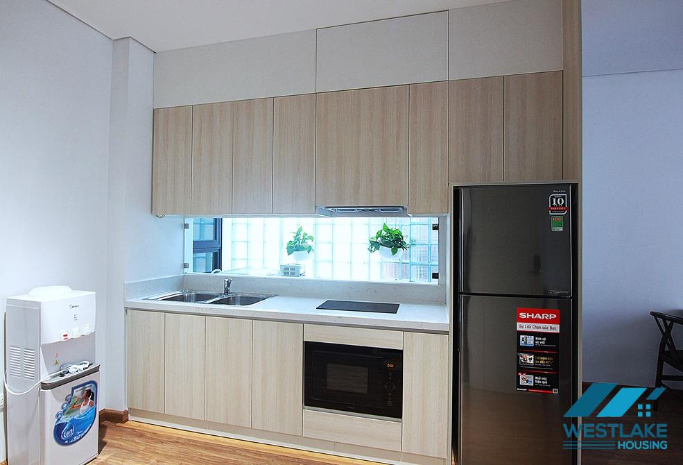 Bright and new apartment with 1 bedroom for rent in Tay Ho area.