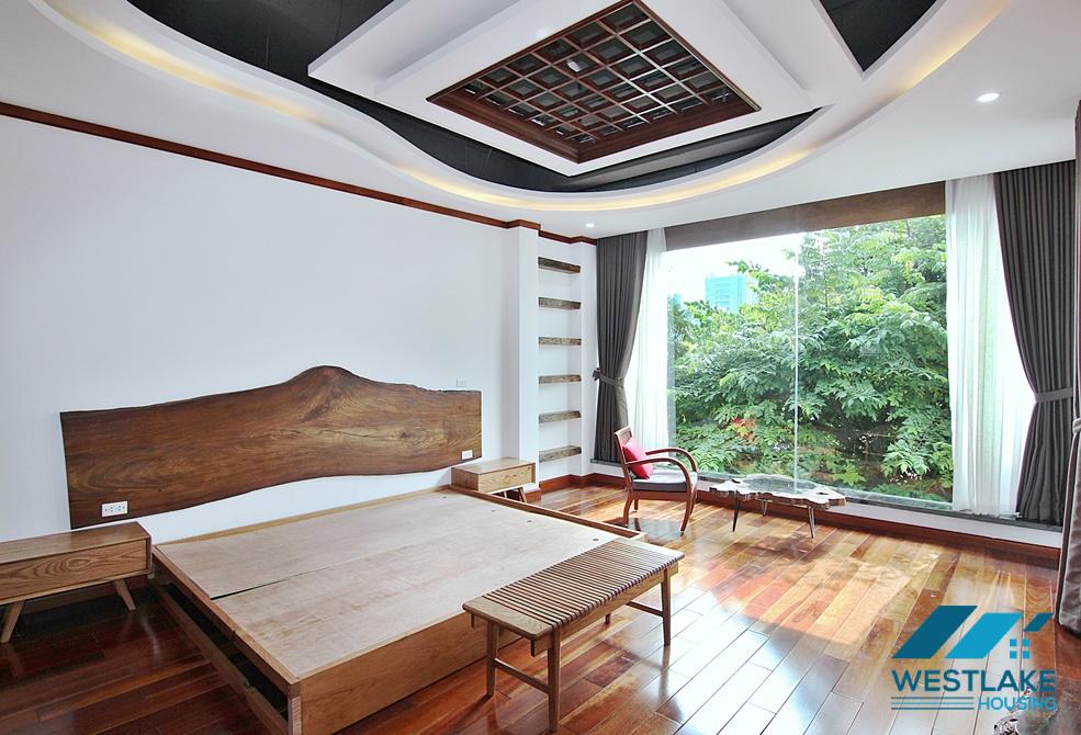 A fabulous brand- new Sophisticated architecture 4 bedroom apartment for rent in To Ngoc Van.