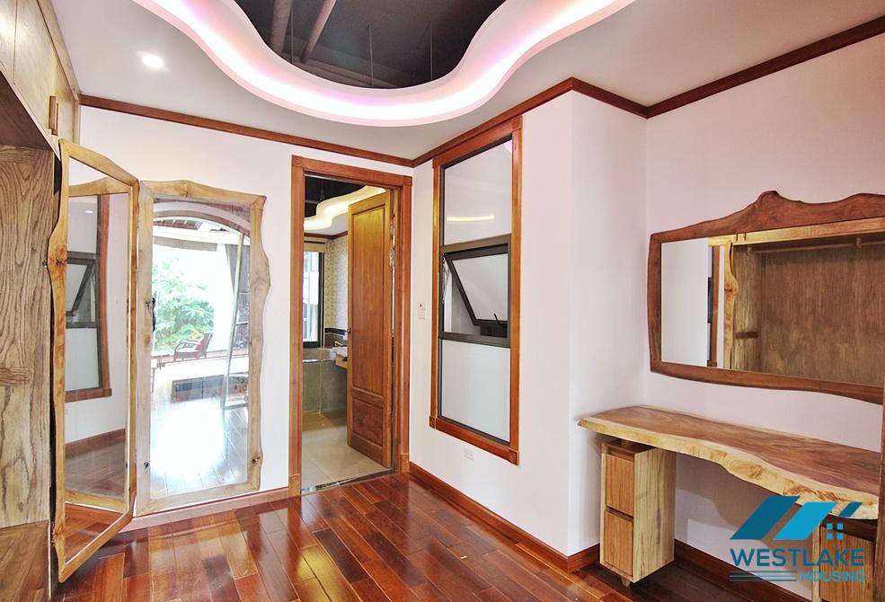 A fabulous brand- new Sophisticated architecture 4 bedroom apartment for rent in To Ngoc Van.