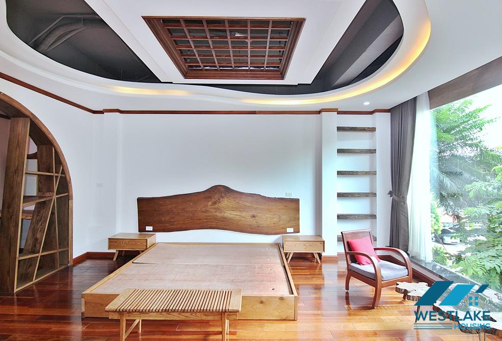 A fabulous brand- new Sophisticated architecture 4 bedroom apartment for rent in To Ngoc Van.