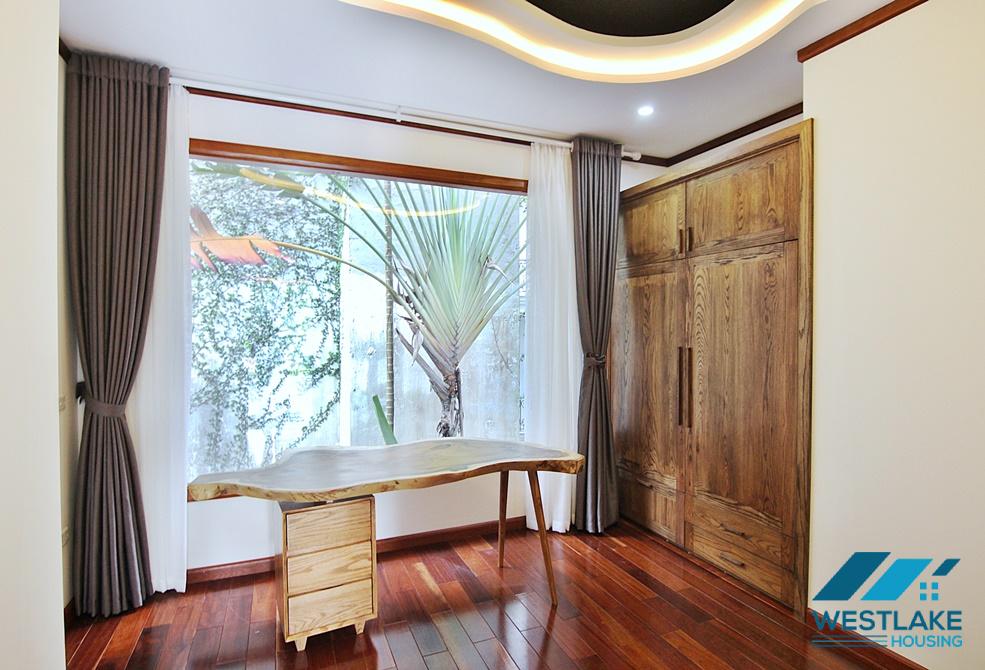 A fabulous brand- new Sophisticated architecture 4 bedroom apartment for rent in To Ngoc Van.