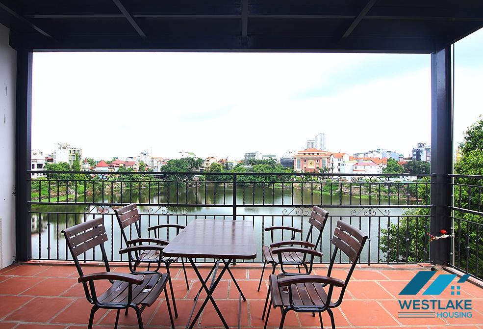 Duplex 04-bedroom apartment with amazing lake view for rent in tay Ho area, Hanoi