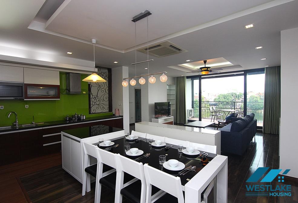 Duplex 04-bedroom apartment with amazing lake view for rent in tay Ho area, Hanoi