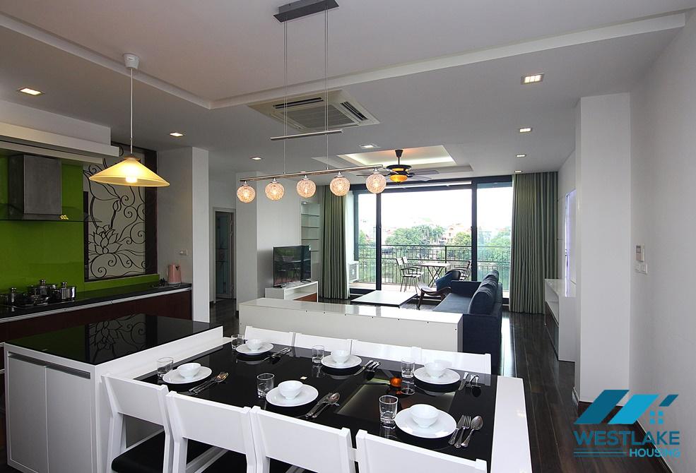 Duplex 04-bedroom apartment with amazing lake view for rent in tay Ho area, Hanoi