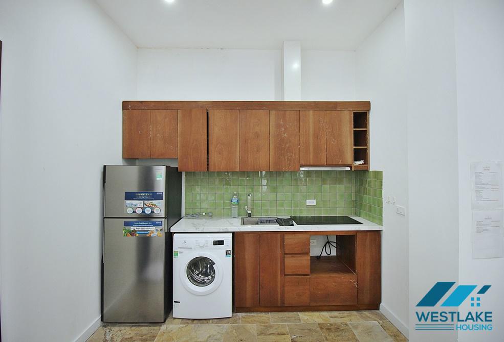 A bright 1 bedroom apartment with yard in Tay ho str