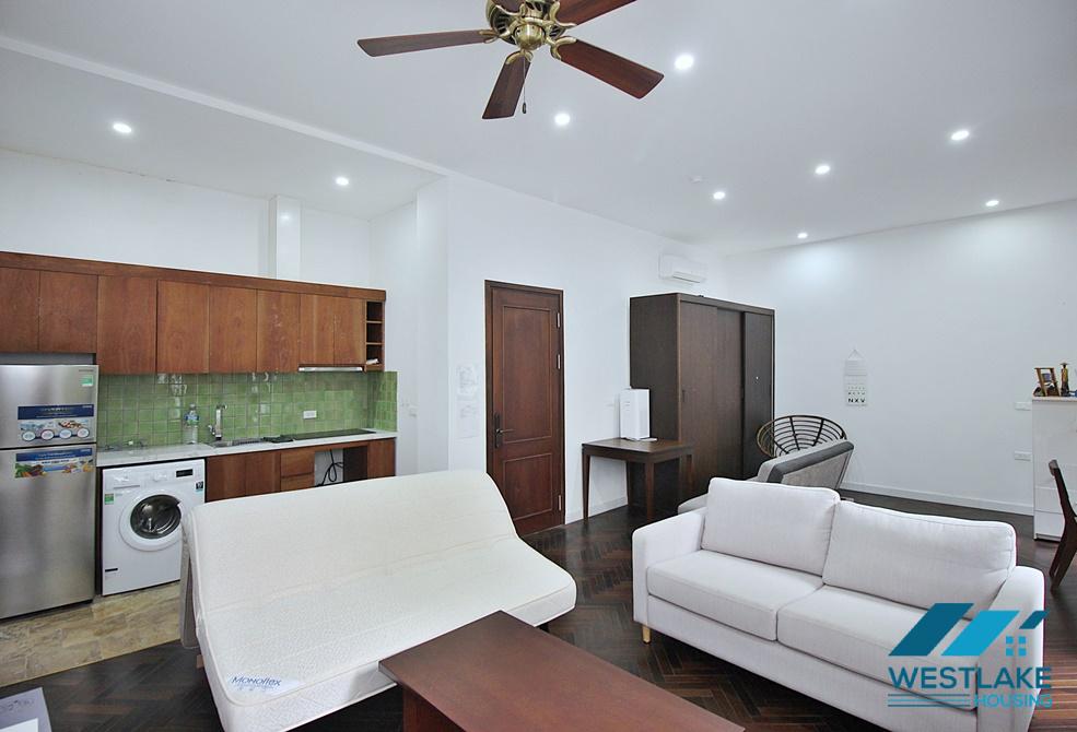 A bright 1 bedroom apartment with yard in Tay ho str