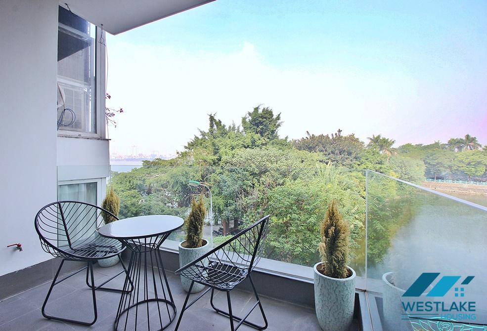 Brand new 2 bedroom and lake view for rent in Quang Khanh st, Tay Ho district.