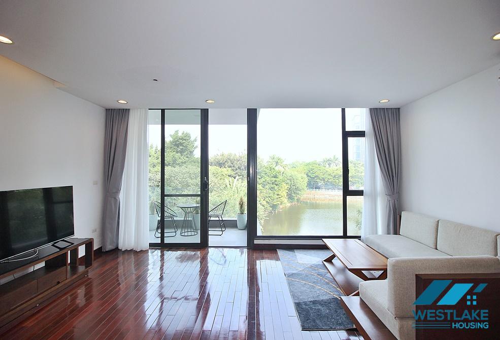 Brand new 2 bedroom and lake view for rent in Quang Khanh st, Tay Ho district.