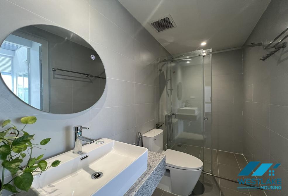 Brand new  duplex 3 bedroom apartment for rent in Ngoc Thuy st , Long Bien district.