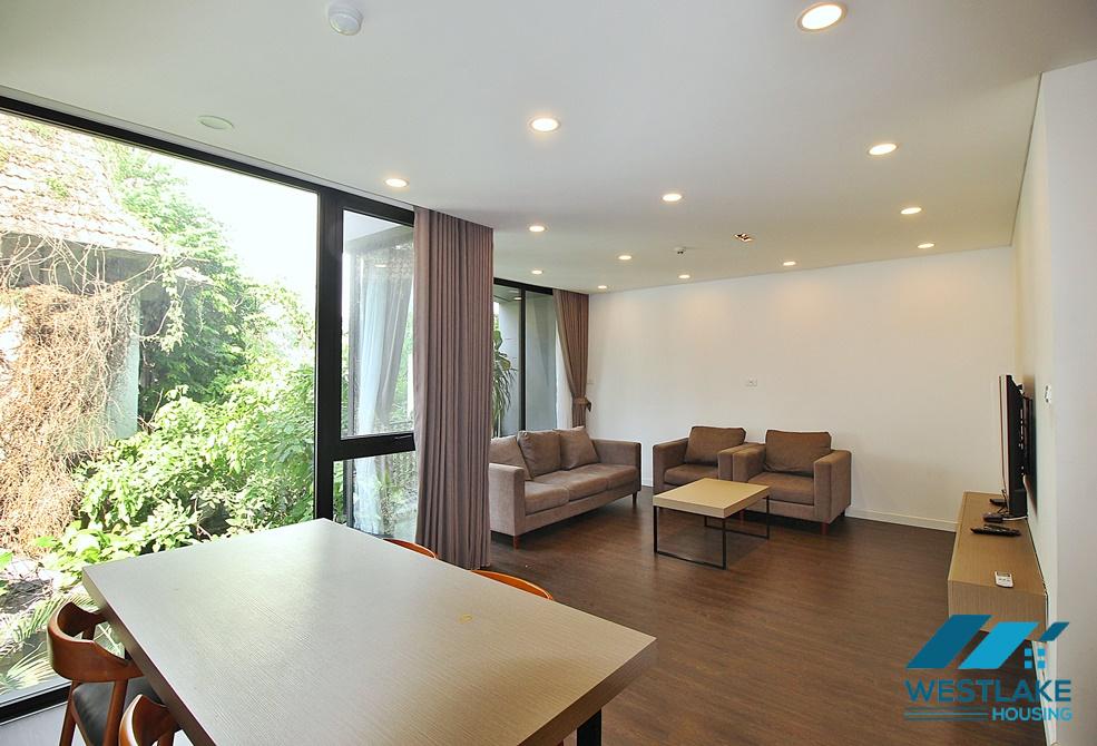 Modern and clean 02 bedroom apartment for rent on Tay Ho Street, Quang An, Hanoi