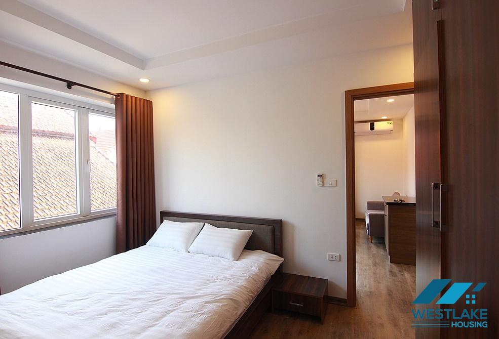 Bright and fully serviced apartment for rent on To Ngoc Van Street, Tay Ho, Hanoi