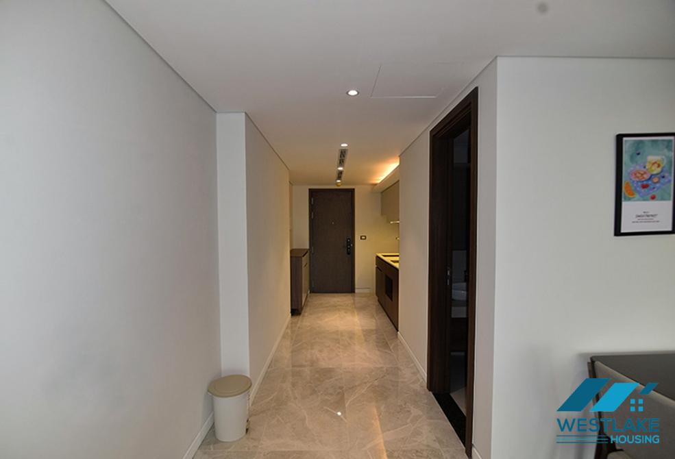 Two bedroom apartment with lake view for rent on Truc Bach Street, Ba Dinh District, Hanoi