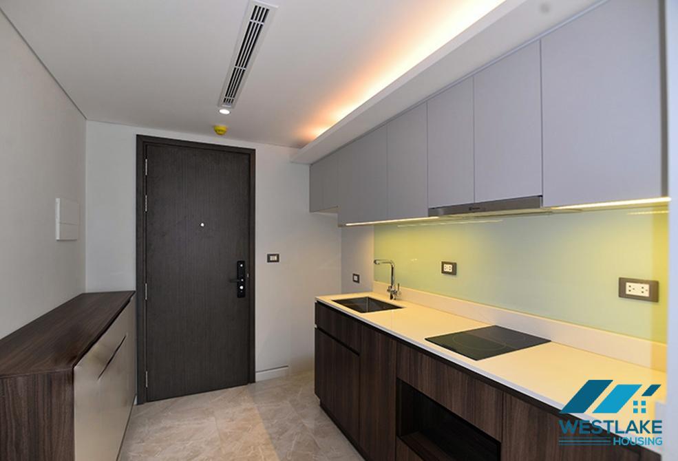 Two bedroom apartment with lake view for rent on Truc Bach Street, Ba Dinh District, Hanoi