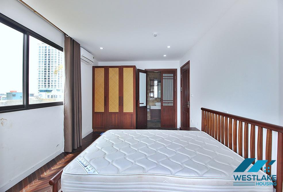 Serviced apartment with lots of nature light for rent on Tay Ho Street, Hanoi