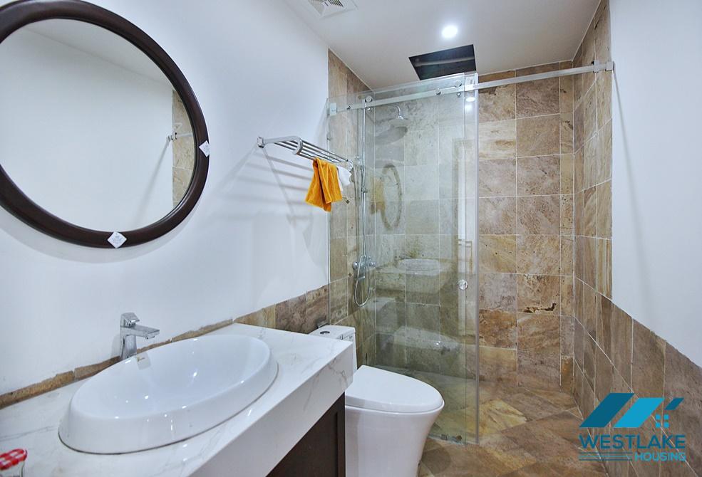 Serviced apartment with lots of nature light for rent on Tay Ho Street, Hanoi