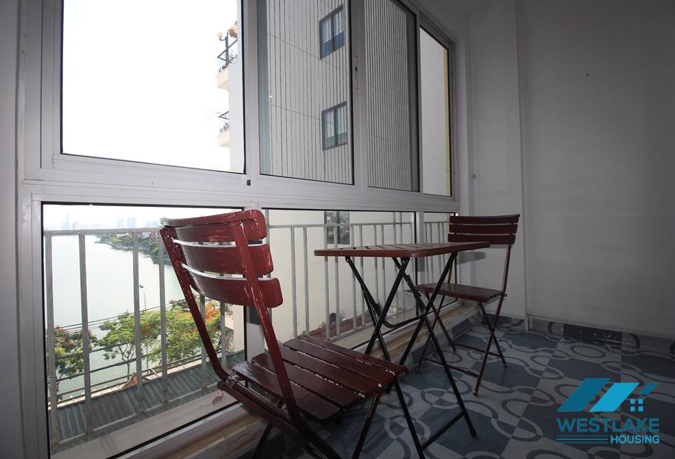 Spacious 03-bedroom apartment for lease on Xuan Dieu Street, Tay Ho, Hanoi