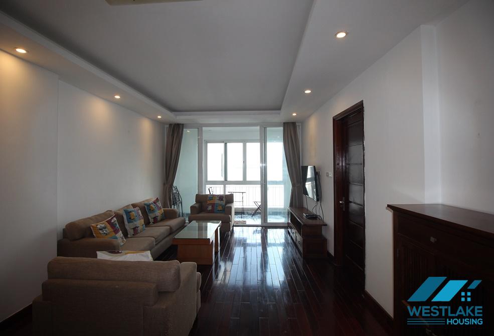 Spacious 03-bedroom apartment for lease on Xuan Dieu Street, Tay Ho, Hanoi