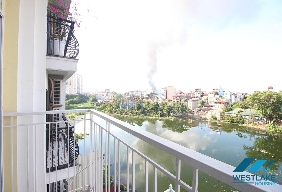 Spacious 03-bedroom apartment for lease on Xuan Dieu Street, Tay Ho, Hanoi