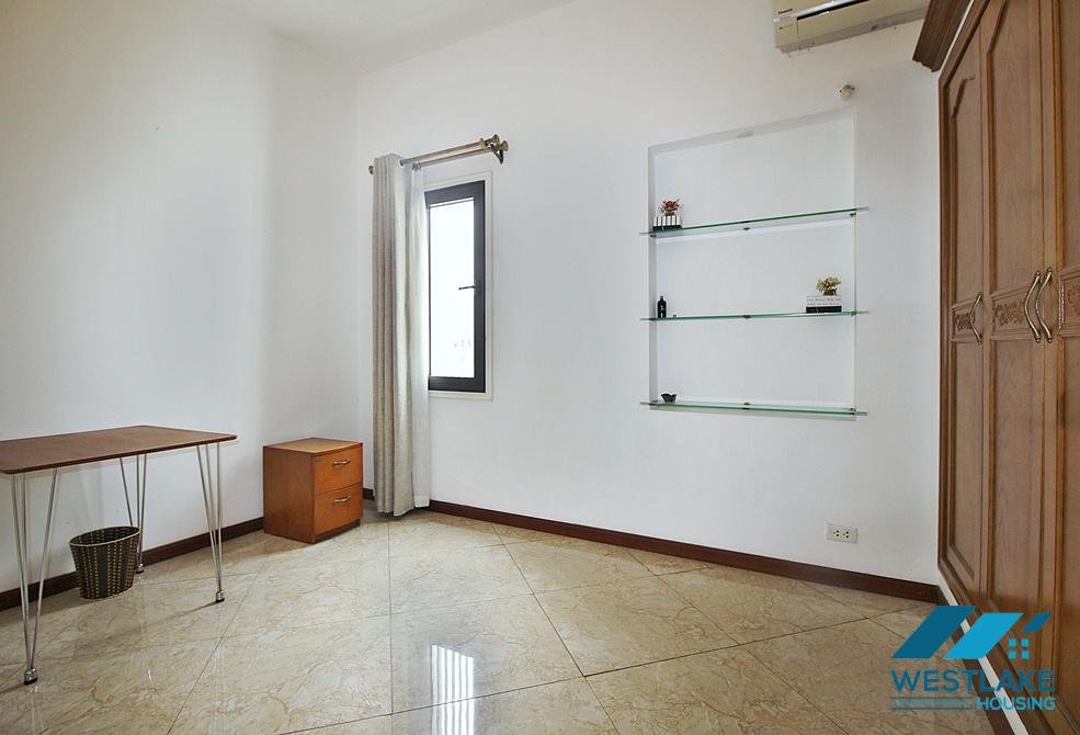 Spacious 03-bedroom apartment for rent on Dang Thai Mai Street, Tay Ho District, Hanoi