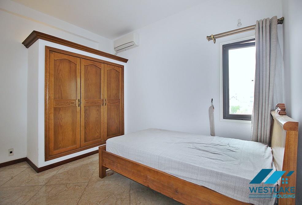 Spacious 03-bedroom apartment for rent on Dang Thai Mai Street, Tay Ho District, Hanoi