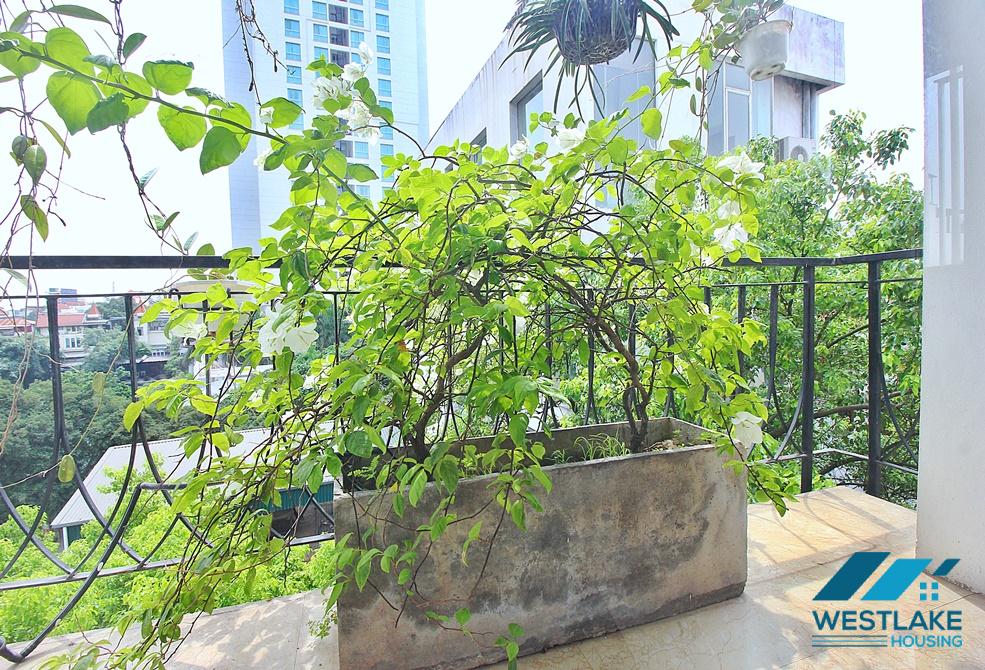 Spacious 03-bedroom apartment for rent on Dang Thai Mai Street, Tay Ho District, Hanoi