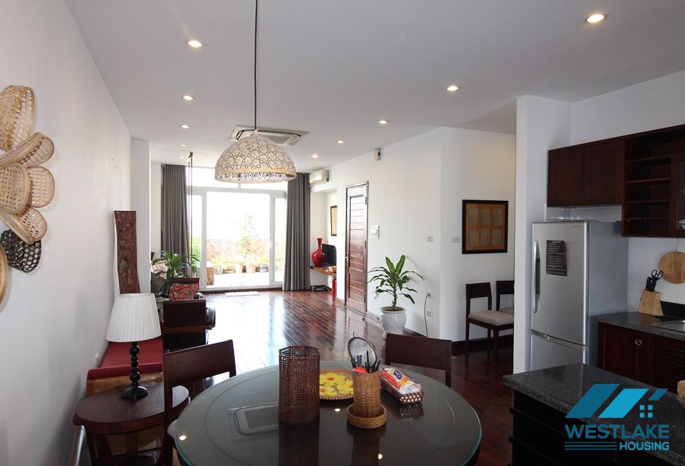 Top floor apartment with big balcony in Tay ho street