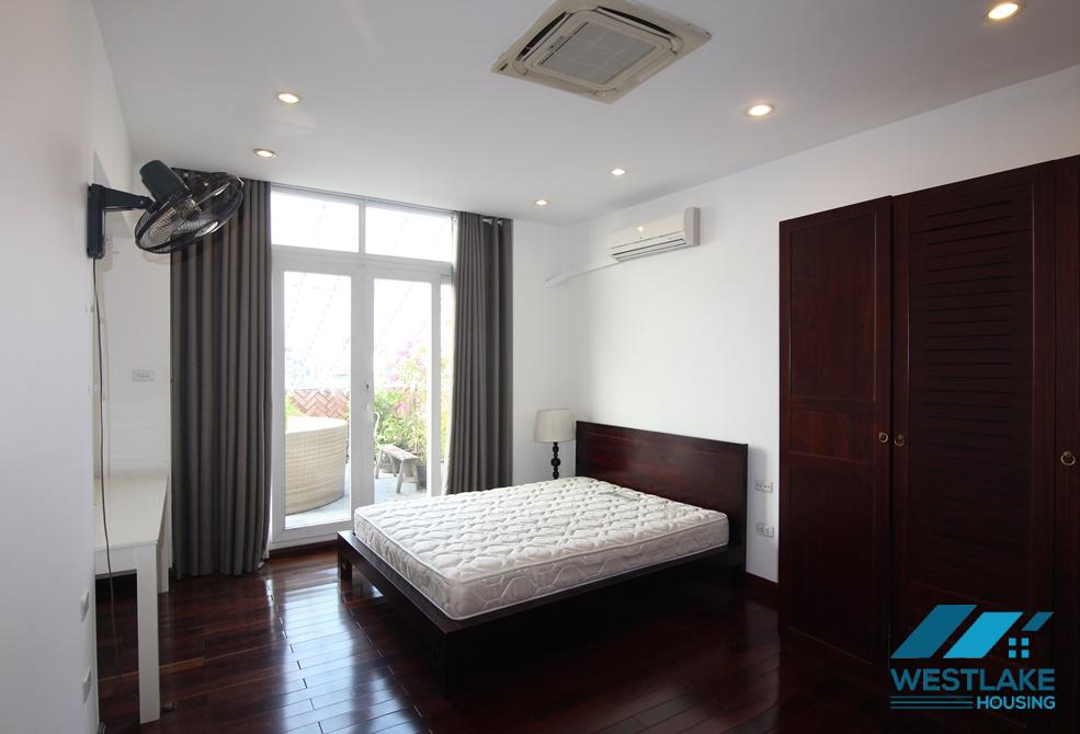 Top floor apartment with big balcony in Tay ho street