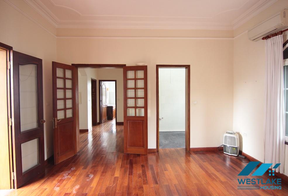 French villa with large yard and garden for rent in Tay Ho, HaNoi