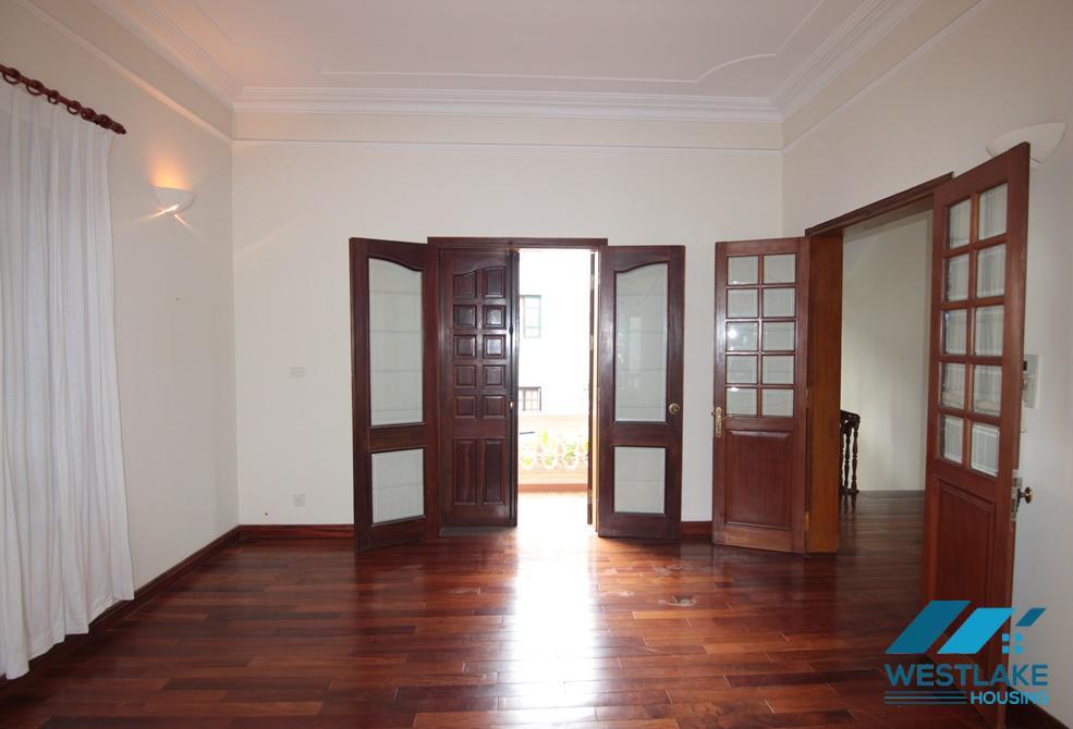 French villa with large yard and garden for rent in Tay Ho, HaNoi