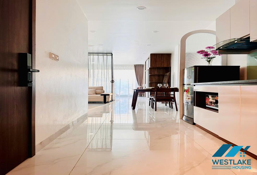 Brand new and bright 1 bedrooms apartment for rent on Dang Thai Mai st, Tay Ho