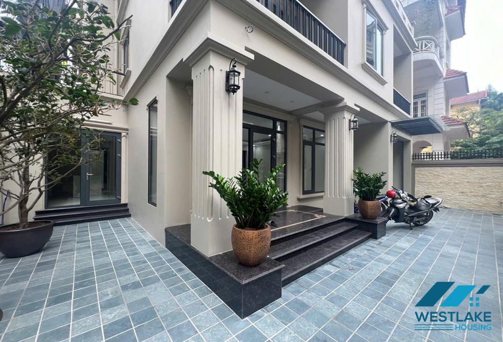 Brand new and spacious unfurnished house for rent in Cau Giay District, Hanoi