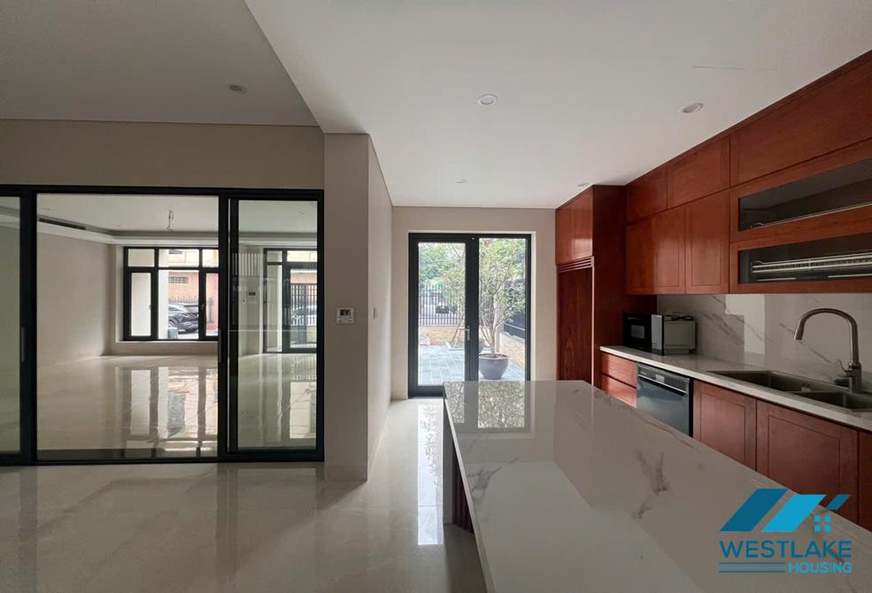 Brand new and spacious unfurnished house for rent in Cau Giay District, Hanoi