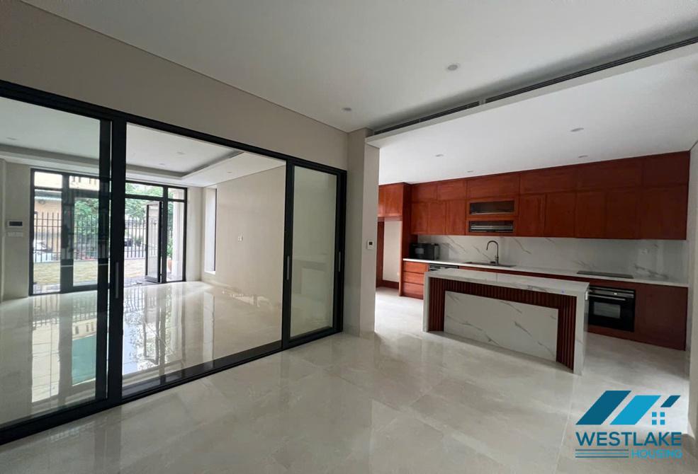 Brand new and spacious unfurnished house for rent in Cau Giay District, Hanoi